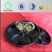 Heißer Verkauf China Globaler Großhandel Thermogeformter Blister Verpackung Schwarz PP Oyster Plastikbehälter mit Export Qualitätsstandard